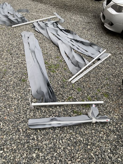 Сиви вертикални щори Солис 5бр