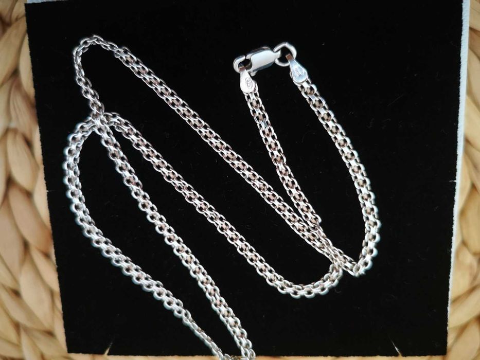 Сребърно колие проба 925,3мм