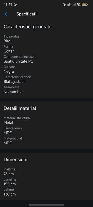 Birou pentru computer Homcom
