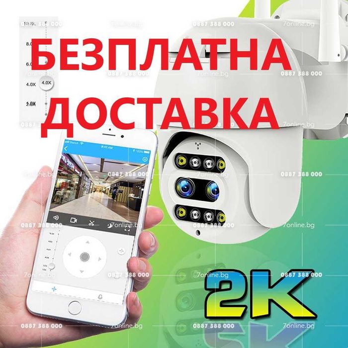 Куполна Камера с Двойно Увеличение