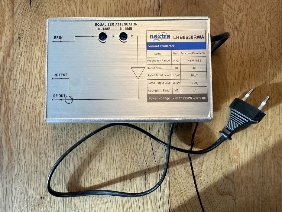 Amplificator semnal TV / CATV Nextra LHB8630RWA 30 dB