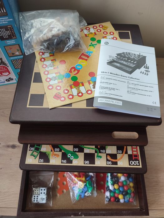 Комплект 10 в 1 настолни игри