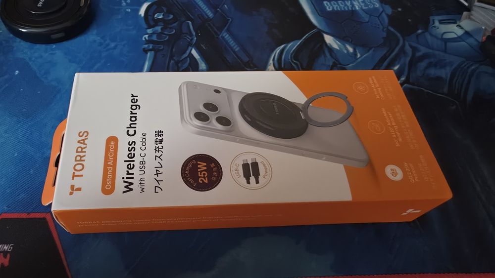 Incarcator wireless Torras Ostand AirCircle Qi2 25w