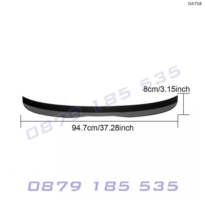 Тунинг спойлер крило заден прозорец Audi A3 8V ауди а3 spoiler