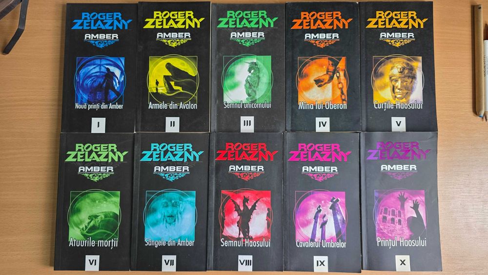 Colectie carti Roger Zelazny – Amber (10 volume)