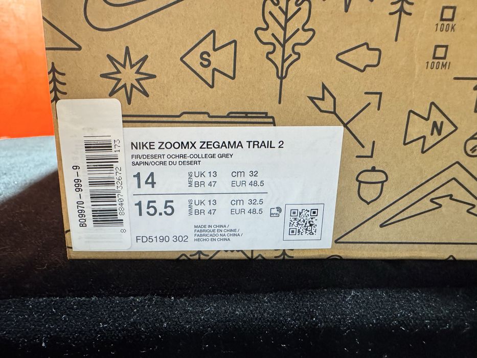 Оригинални! Nike ZoomX Zegama Trail 2 - 48.5 ShoeMag