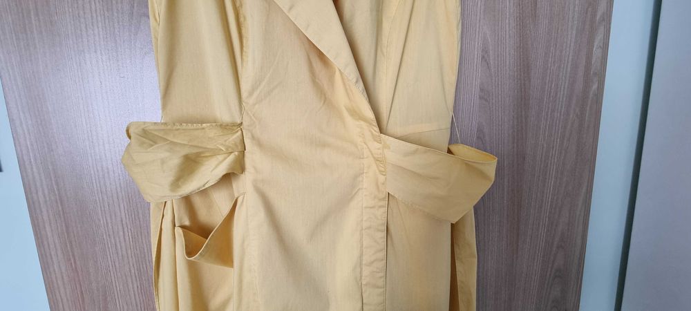 Лятна, жълта, дълга рокля