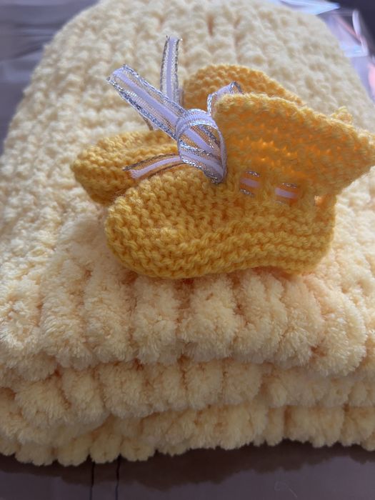 Ръчно изплетени супер меки одеала