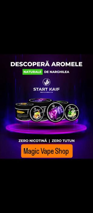 Aromă fara nicotină de la Start Kaif