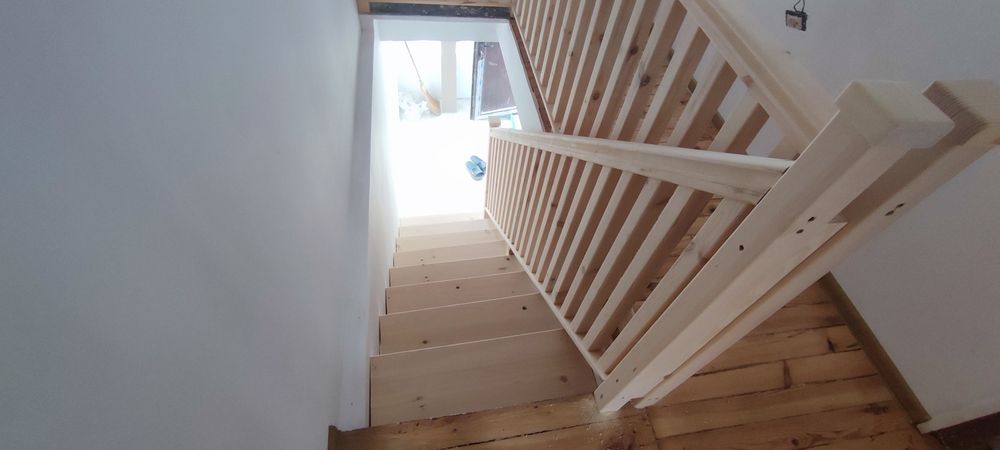 Дървен парапет по размер