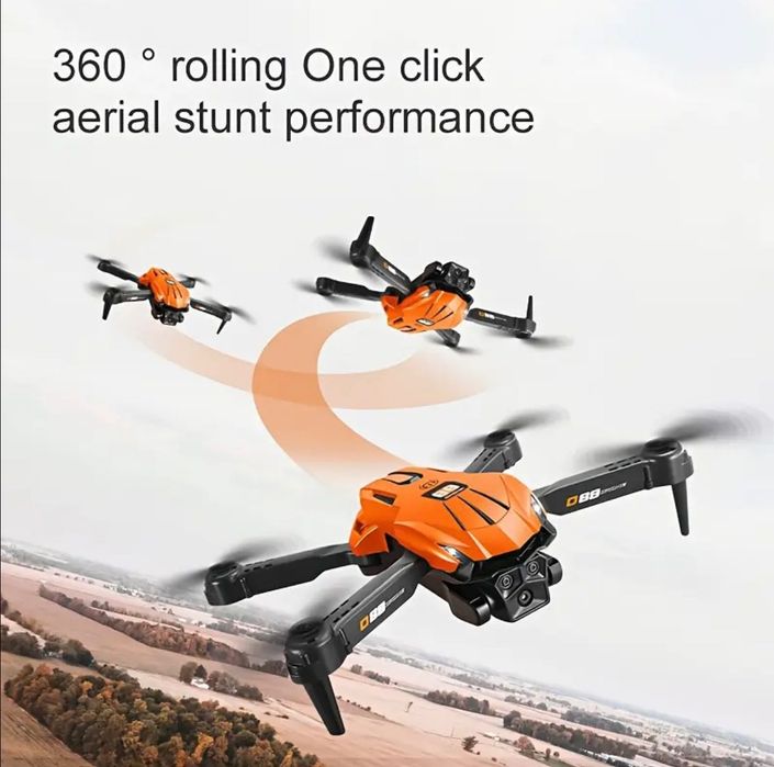 Мобилен радиоуправляем многоманеврен дрон с камери с високо качество.