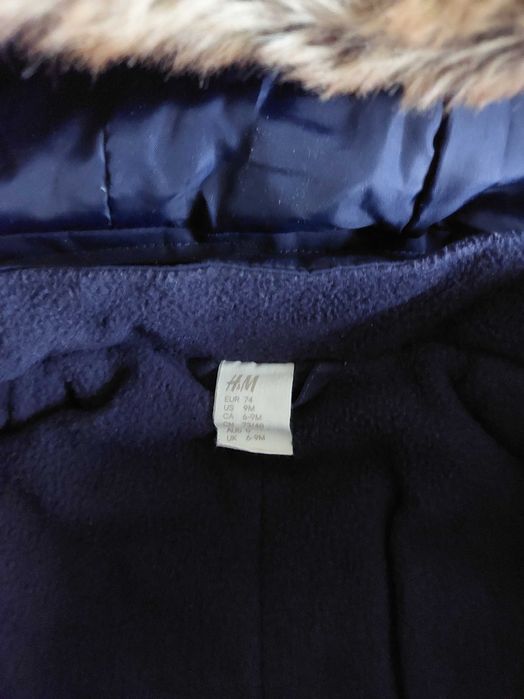 Costum-salopetă hidrofug bebe H&M, masura 74