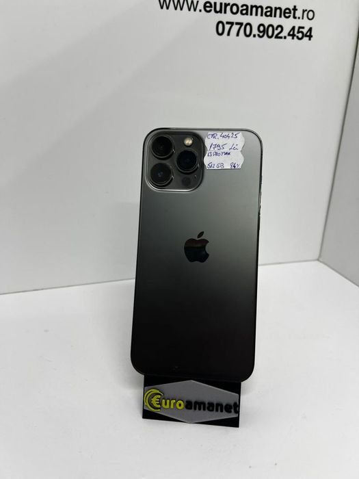 Telefon mobil Apple iPhone 13 Pro Max, 512GB, 5G, Baterie 84% -I-