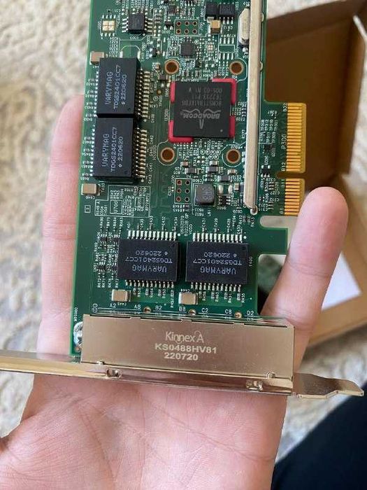 Сетевая карта Intel, Broadcom