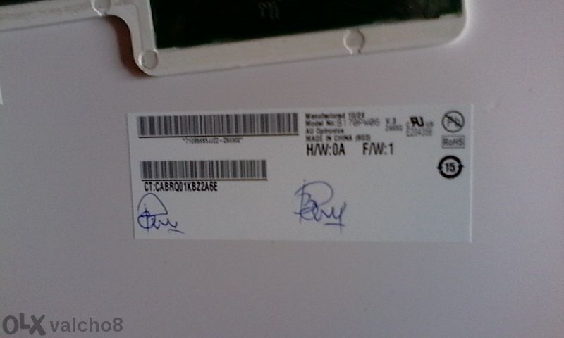 HP Pavilion Zd8000-за части LCD Матрица: 17" -- B170PW06 в