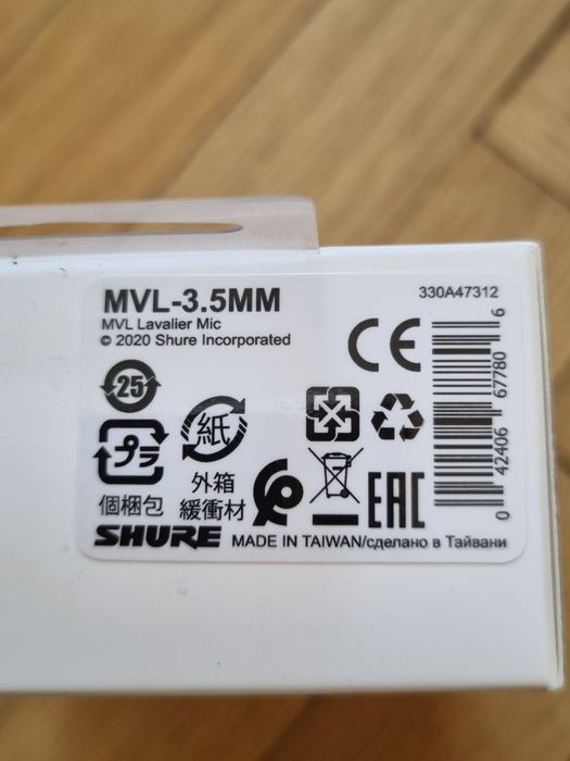 Microfon lavalier Shure MVL pentru smartphone sau tableta
