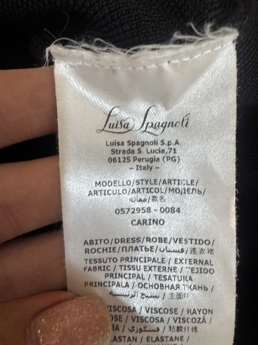 оригинальное платье Luisa Spagnoli