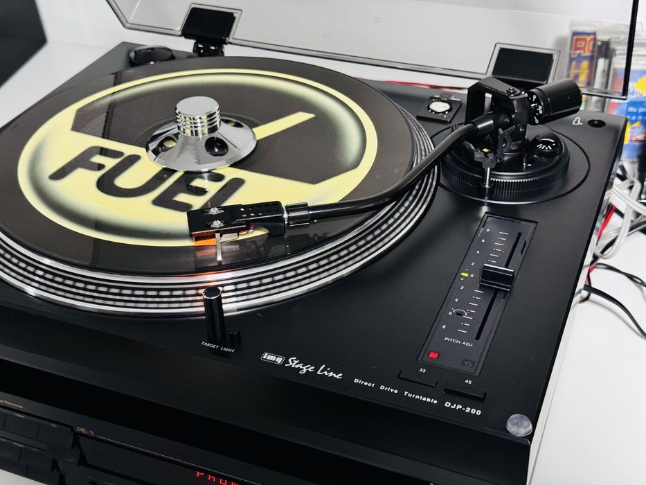 Pick-up Img StageLine DJP-200,direct drive,pitch adj,lamp dc12V