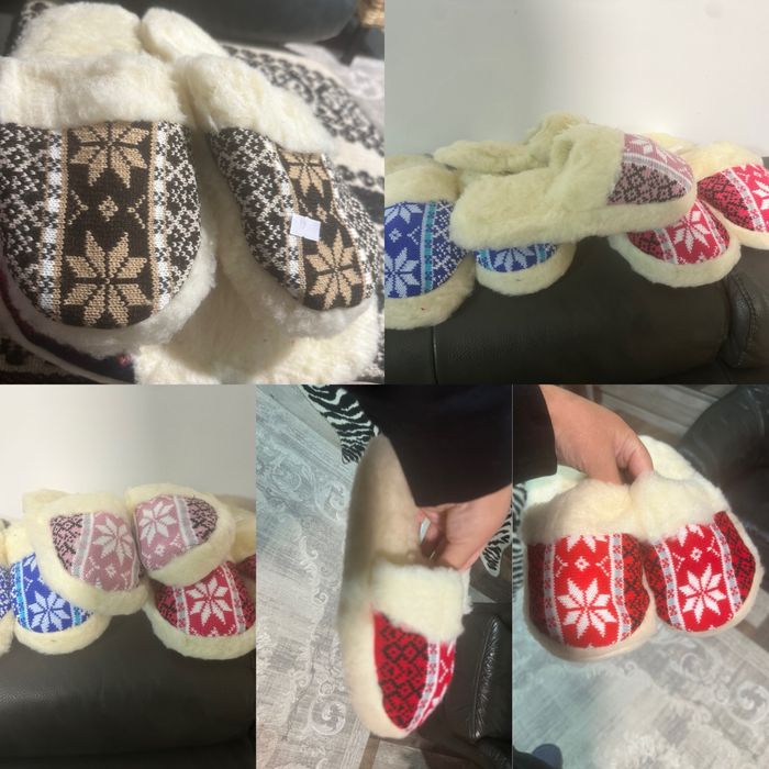 Papuci si botosi de casa