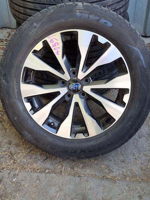 Диски R18 с шинами на Subaru Outback BS