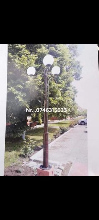 Stâlp de iluminat gradina curte