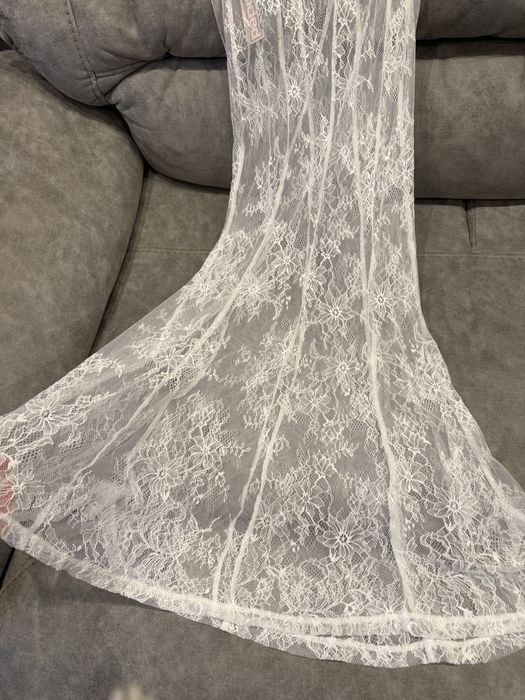 Fusta maxi dantela