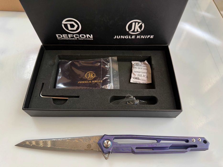 ножове Defcon Jungle Knife – Титан, Дамаск и D2