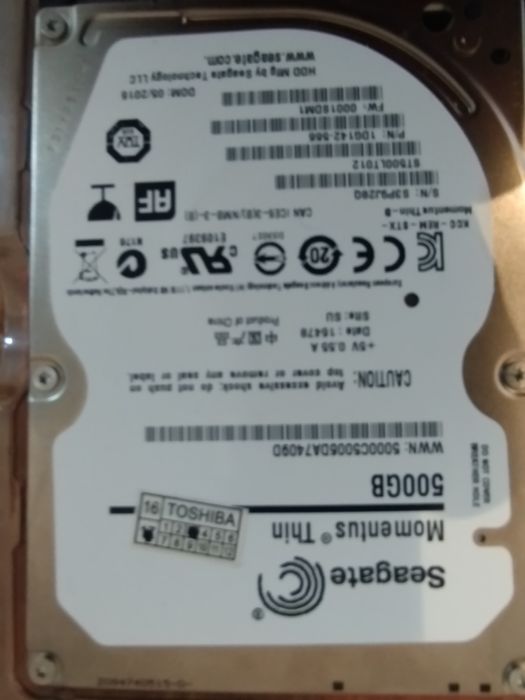 HDD 500 gb va SSD 256GB