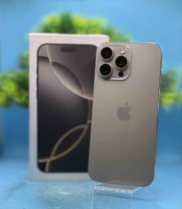ГАРАНЦИОНЕН!!! Apple iPhone 16 Pro Max, 512GB, 5G, Natural Titanium