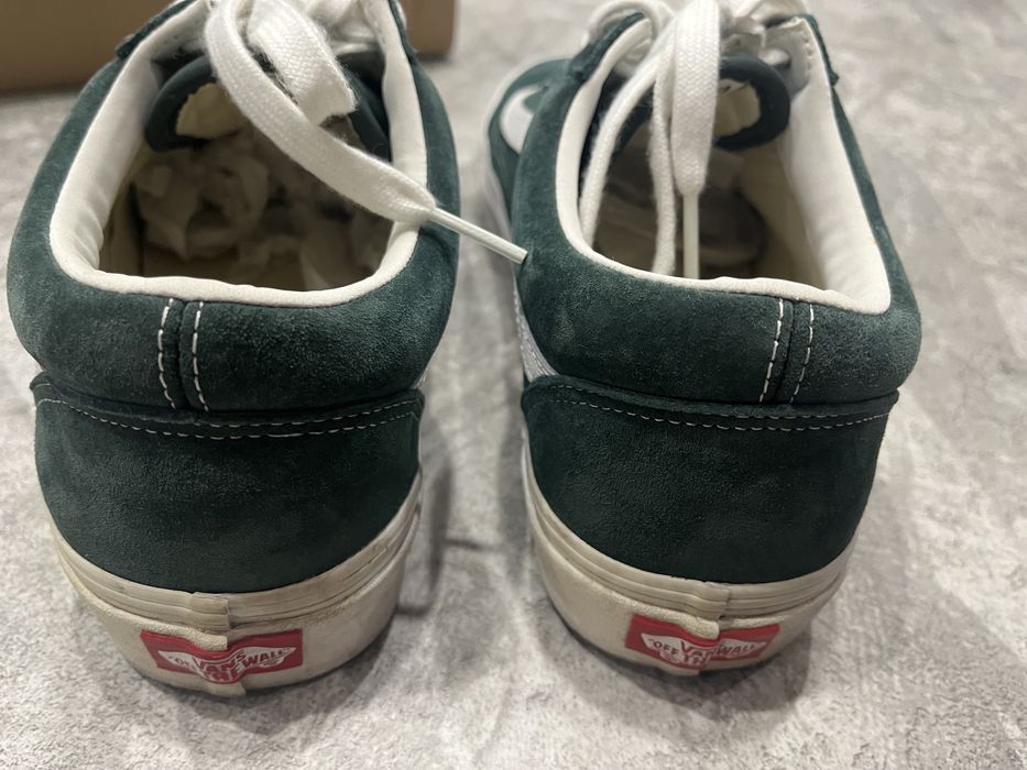 Vans Old Skool Low Suede Dark Green UK 8 / 42 номер / skater sneakers