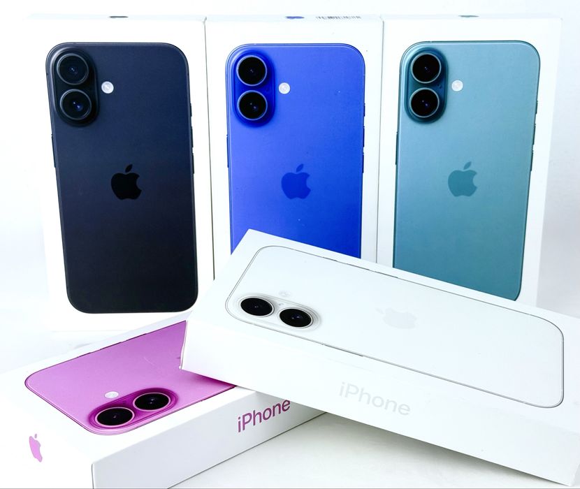 НОВ! Apple iPhone 16 256GB Ultramarine / Black / Teal / Pink / White