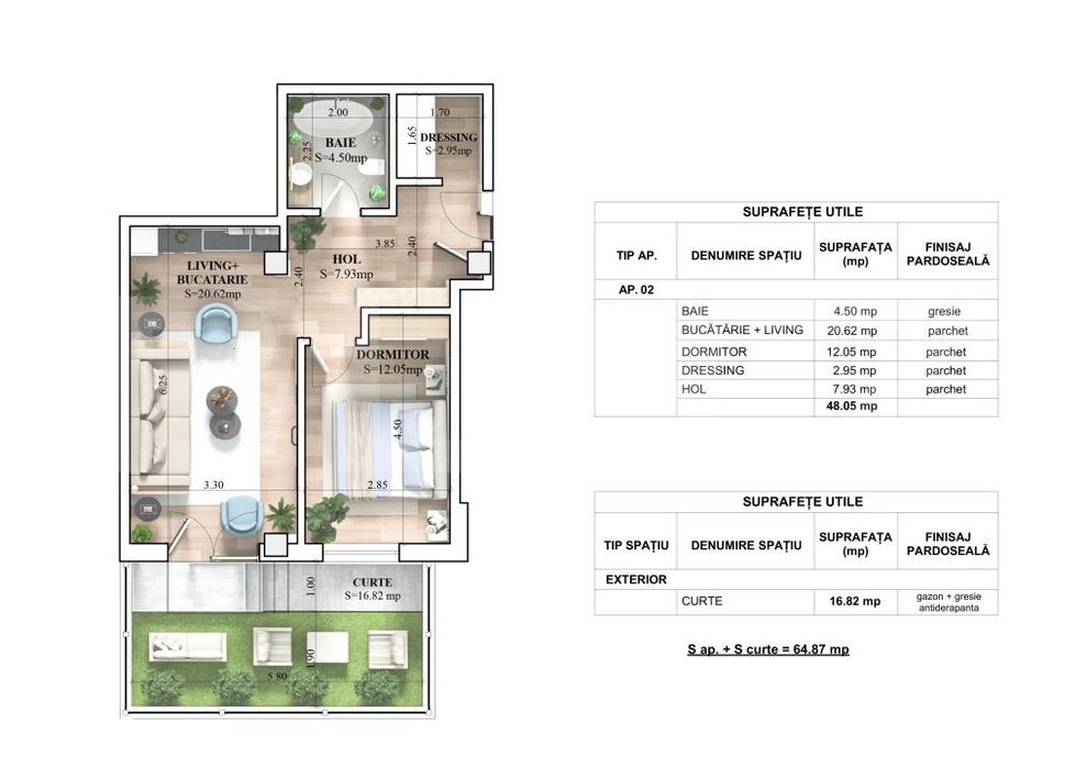 Apartament MODERN 2 camere intr un Complex Rezidential NOU la un SUPER — fotografia 1