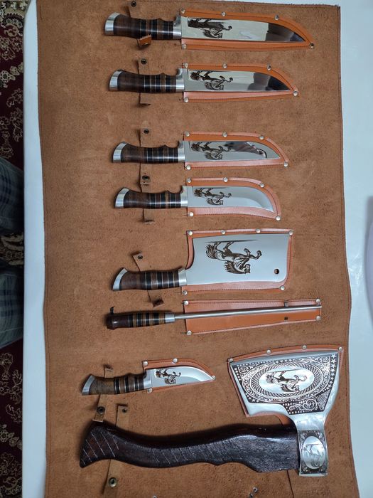 Пышақ набор ножей жиынтығы балта топор ред рассрочка