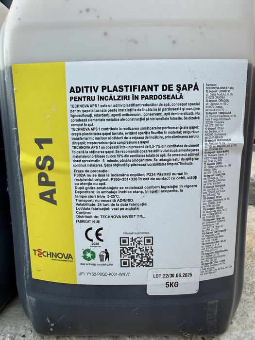 Aditiv plastifiant de sapa