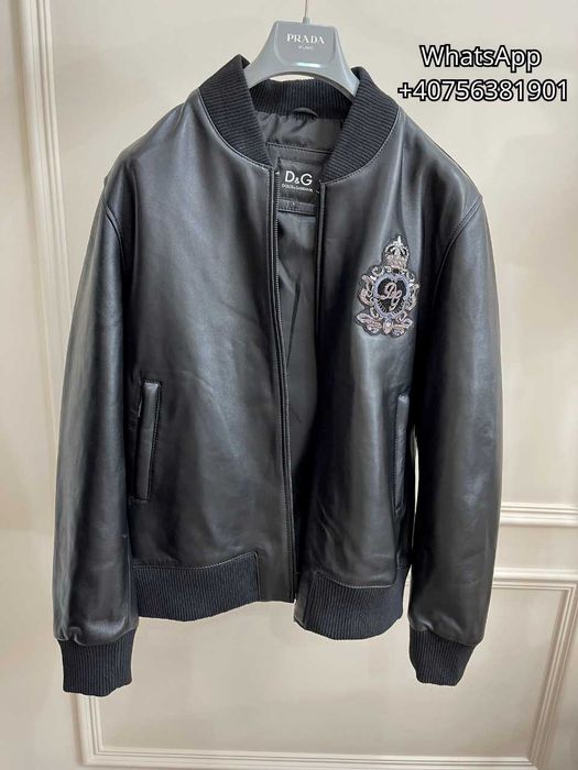 Dolce & Gabbana | Jachetă de piele complet nouă