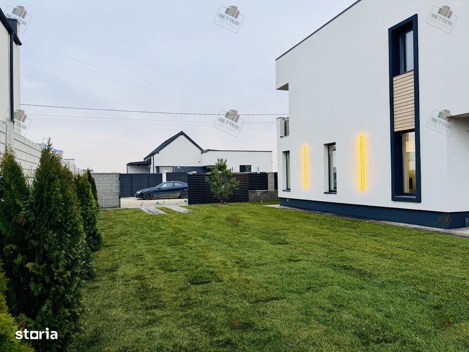 Casă nouă de vânzare individuală P+1, 4 camere - Berceni Ilfov- 370 mp