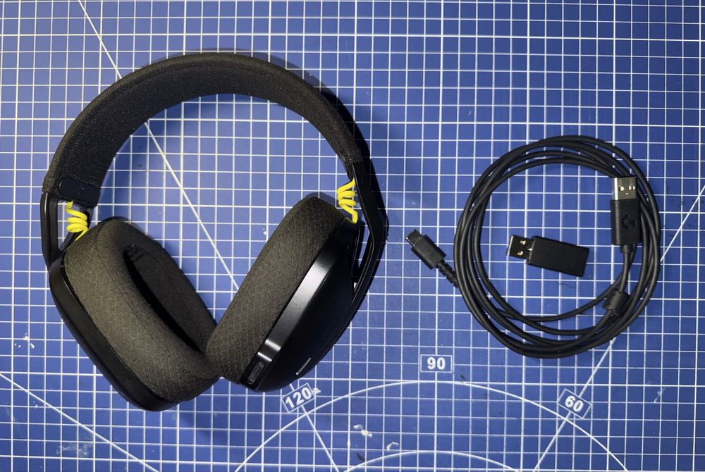 Игровые наушники Logitech G435, Bluetooth, USB-Lightspeed, Б/У