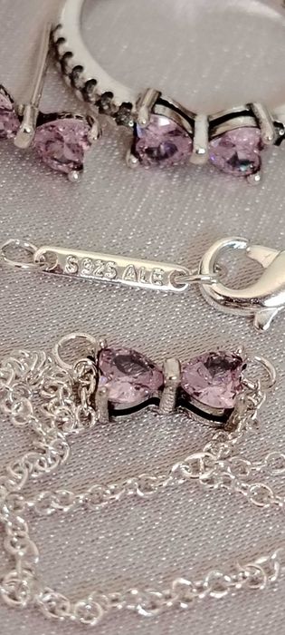 Set Nou Pandora Moments Fundiță Roz Silver S925 Ale