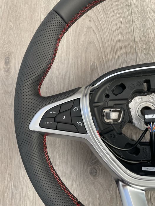 Volan 3 spite piele perforata  sport inel logan 3 sandero 3 Jogger