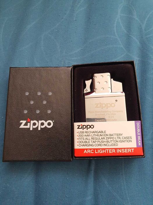 Bricheta Zippo arc electric cu plasma Windproof incarcare USB noua