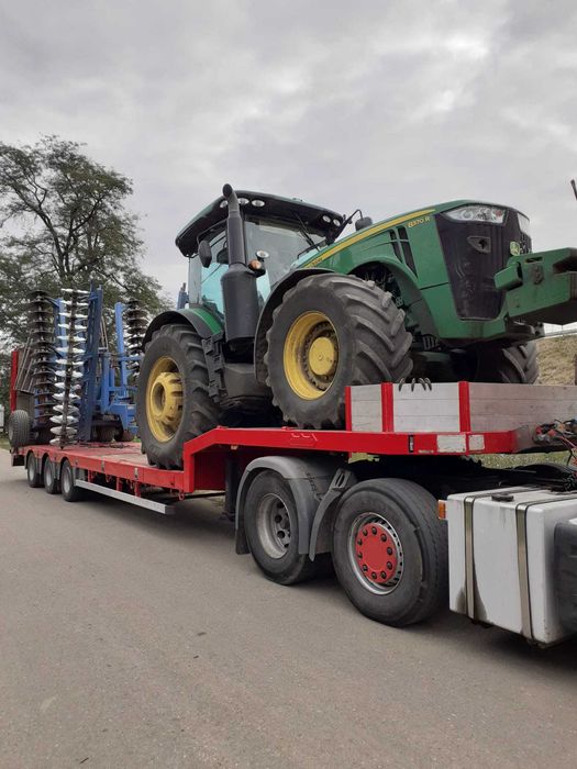 Transport utilaje agricole si construcții - trailer agabaritic
