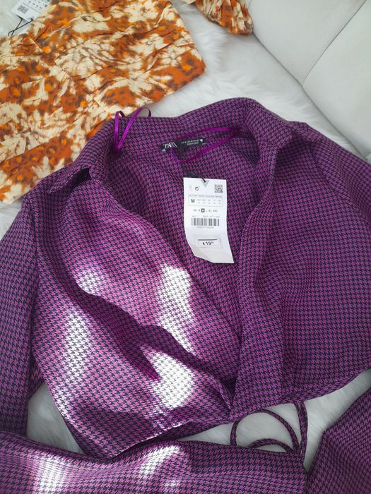 Set de 2 topuri scurte Zara mărimea M