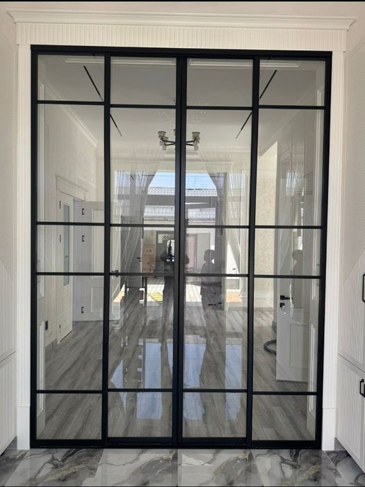 Перегородка (лофт) раздвижные двери