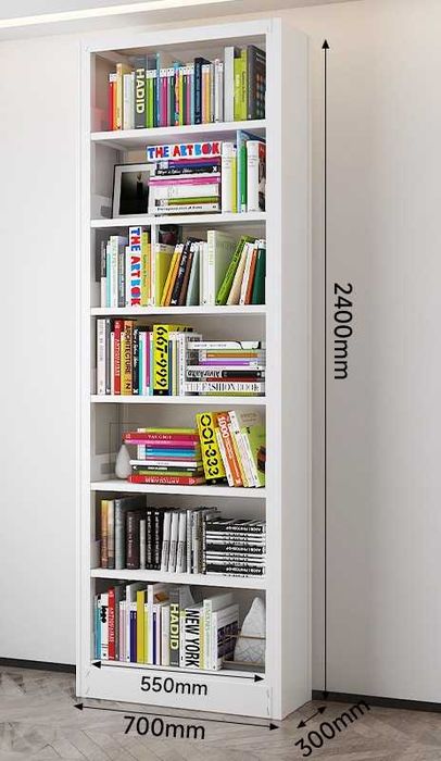 Многоуровневая стальная книжная полка для библиотеки