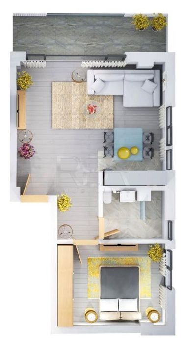 UP Boutique - Pipera Voluntari - APARTAMENT 2 CAMERE finisaje LUX — fotografia 1