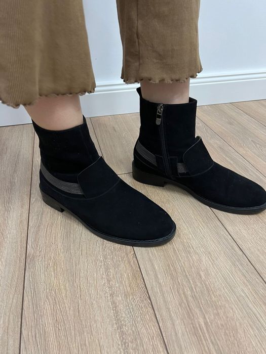 Замшевые Сапоги - демисезонка