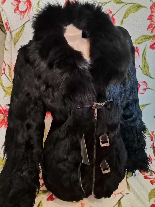 Кроличья женская шубка