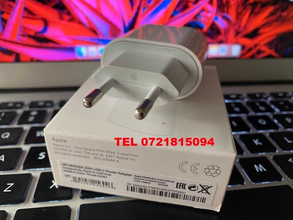 Incarcator Apple de 20w cu USB-C