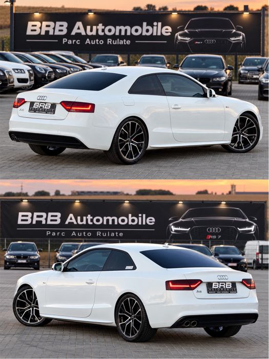 • Audi A5 Coupe Facelift 2013 • 3 x S-line / 2.0 Diesel 177 cp - Automat / PARC AUTO • RATE • Garanție •