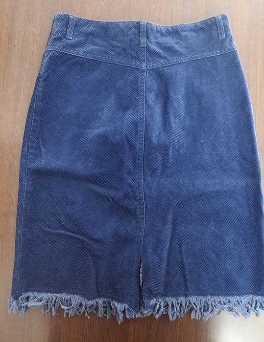 Fuste denim / raiate